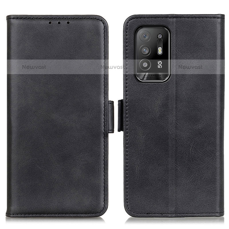 Leather Case Stands Flip Cover Holder M15L for Oppo F19 Pro+ Plus 5G