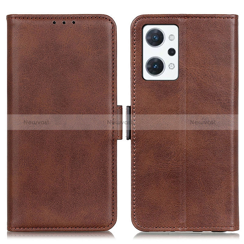 Leather Case Stands Flip Cover Holder M15L for Oppo Reno7 A