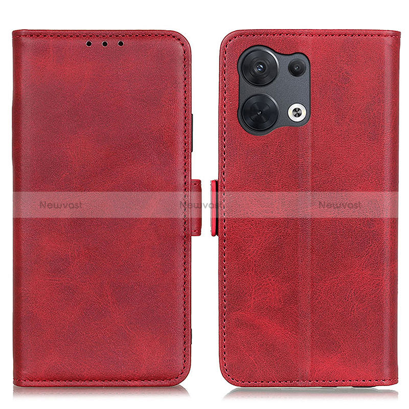 Leather Case Stands Flip Cover Holder M15L for Oppo Reno9 5G