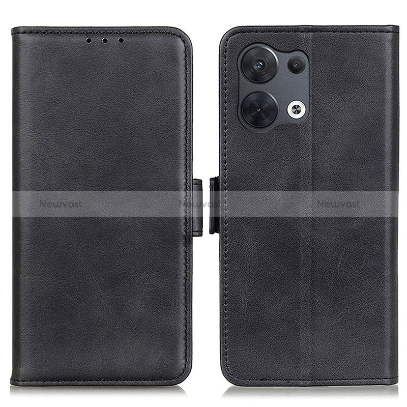 Leather Case Stands Flip Cover Holder M15L for Oppo Reno9 Pro+ Plus 5G