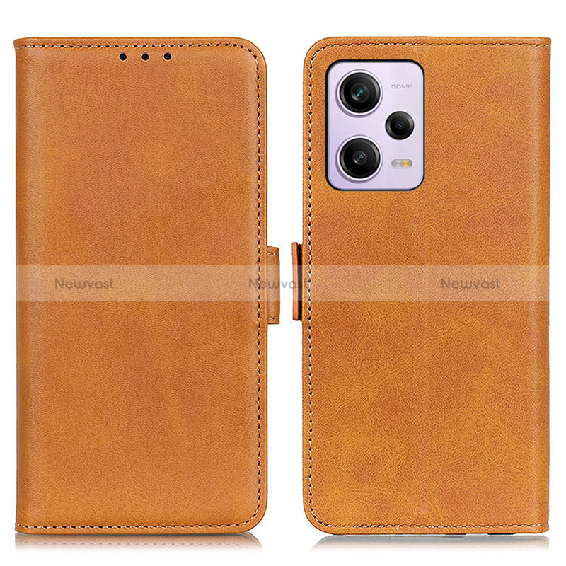 Leather Case Stands Flip Cover Holder M15L for Xiaomi Redmi Note 12 Pro 5G