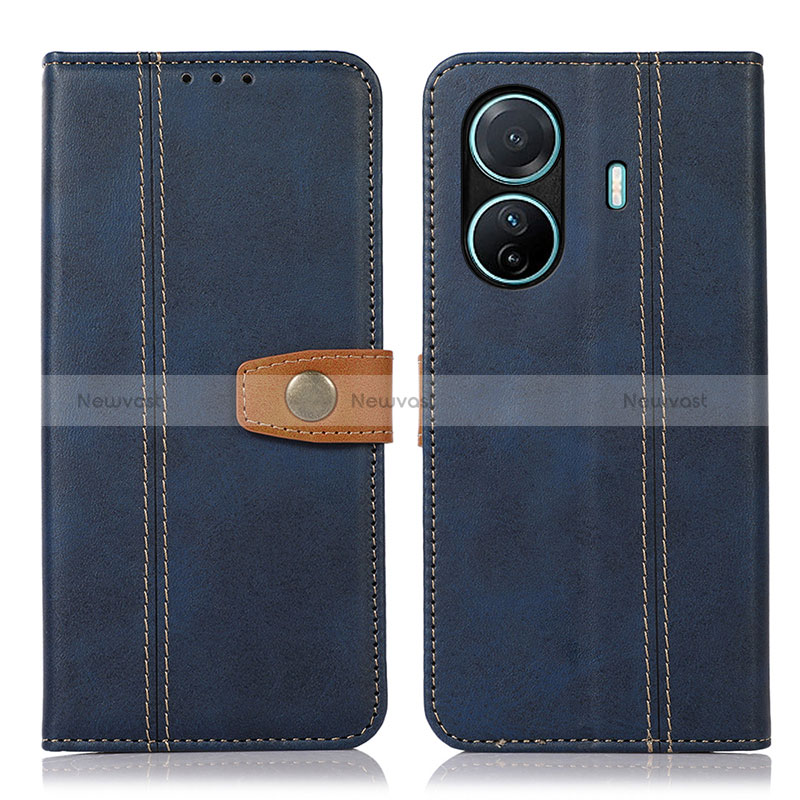 Leather Case Stands Flip Cover Holder M16L for Vivo T1 Pro 5G