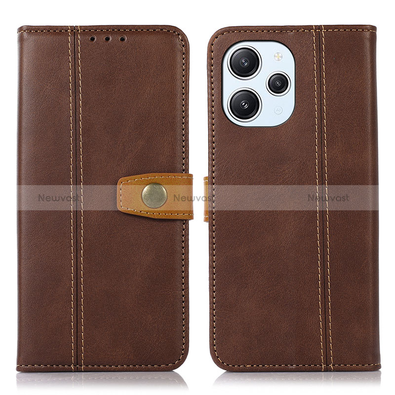 Leather Case Stands Flip Cover Holder M16L for Xiaomi Redmi 12 4G