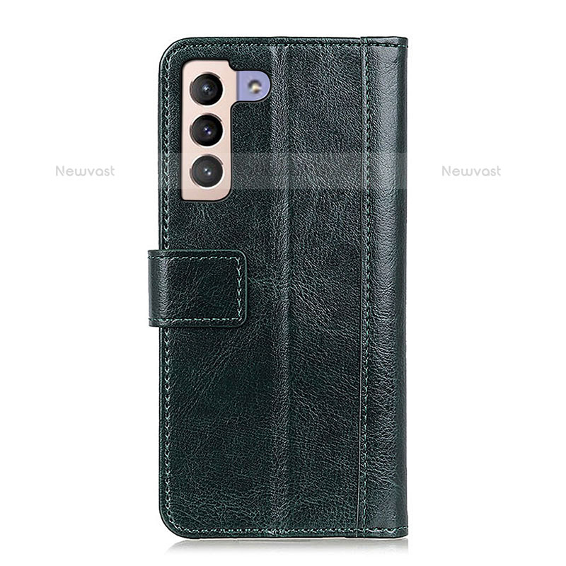 Leather Case Stands Flip Cover Holder M19L for Samsung Galaxy S21 Plus 5G
