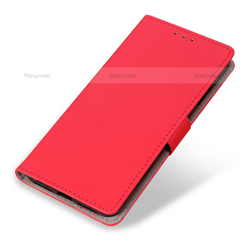 Leather Case Stands Flip Cover Holder M21L for Samsung Galaxy S21 5G Red