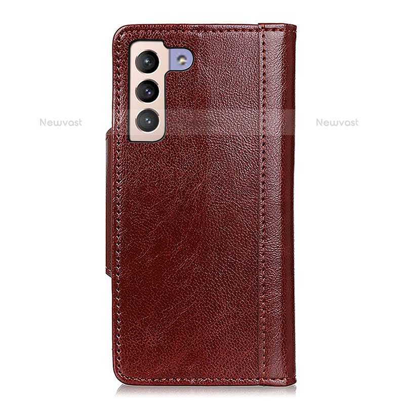 Leather Case Stands Flip Cover Holder M22L for Samsung Galaxy S22 5G