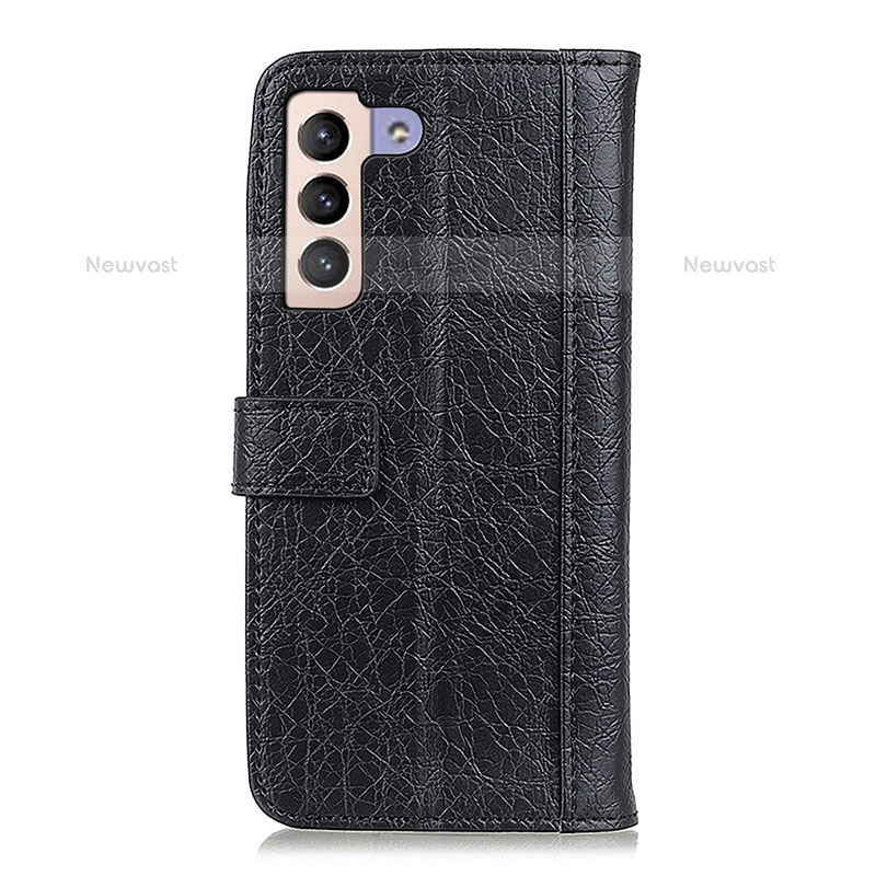 Leather Case Stands Flip Cover Holder M24L for Samsung Galaxy S21 5G