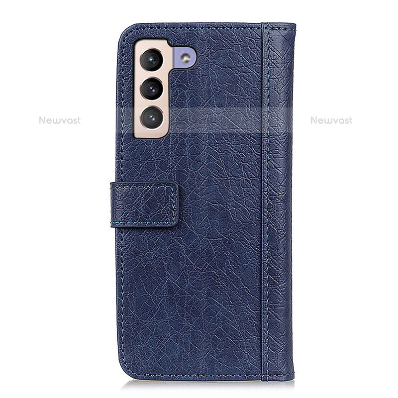 Leather Case Stands Flip Cover Holder M24L for Samsung Galaxy S21 5G