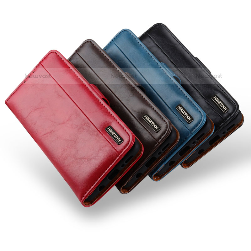 Leather Case Stands Flip Cover Holder M25L for Samsung Galaxy S22 5G