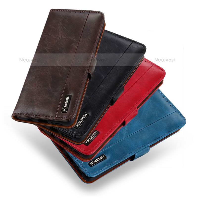 Leather Case Stands Flip Cover Holder M25L for Samsung Galaxy S22 5G