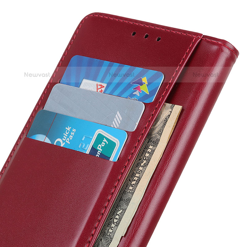 Leather Case Stands Flip Cover Holder M27L for Samsung Galaxy S22 Ultra 5G