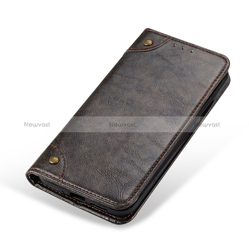 Leather Case Stands Flip Cover Holder ML4 for Xiaomi Mi 11X Pro 5G Bronze