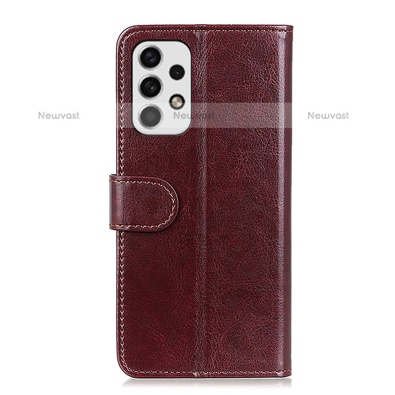 Leather Case Stands Flip Cover Holder ML7 for Samsung Galaxy A23 5G