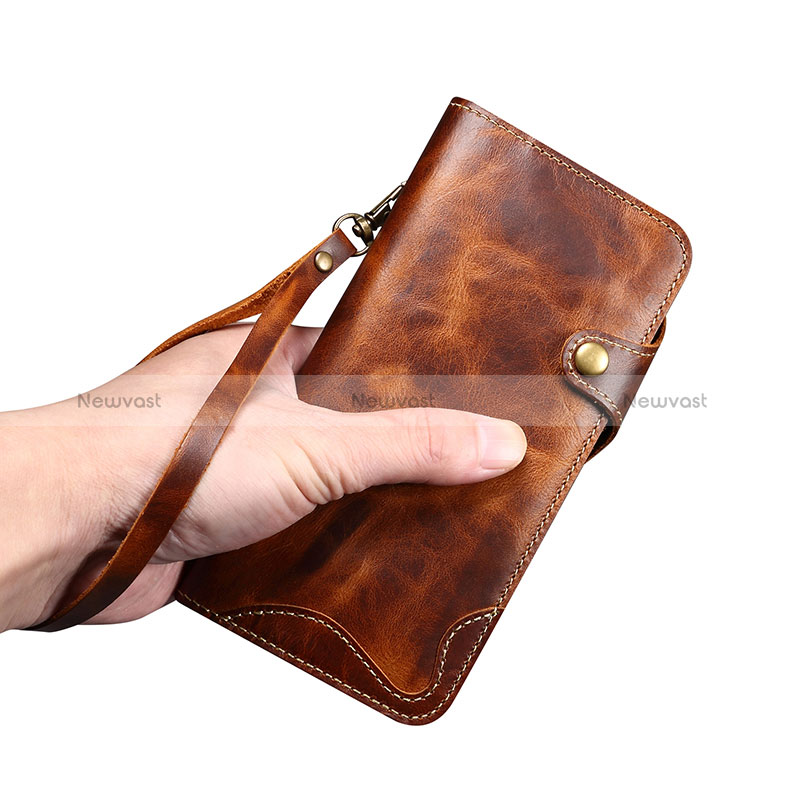 Leather Case Stands Flip Cover Holder MT1 for Apple iPhone 14 Pro