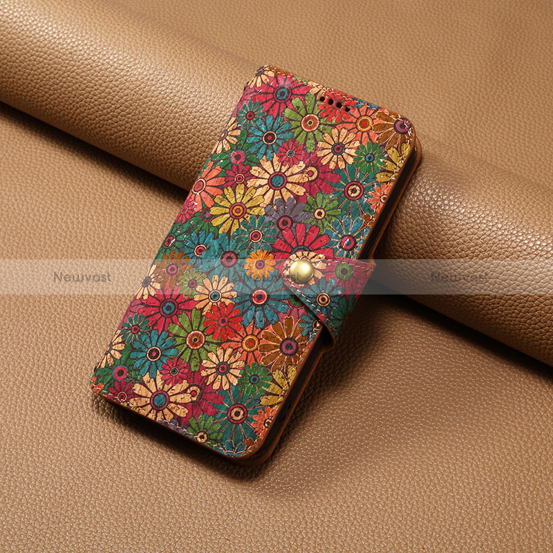 Leather Case Stands Flip Cover Holder MT3 for Apple iPhone 14 Pro Max Colorful