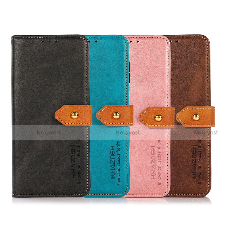 Leather Case Stands Flip Cover Holder N01P for Motorola Moto G Power (2021)