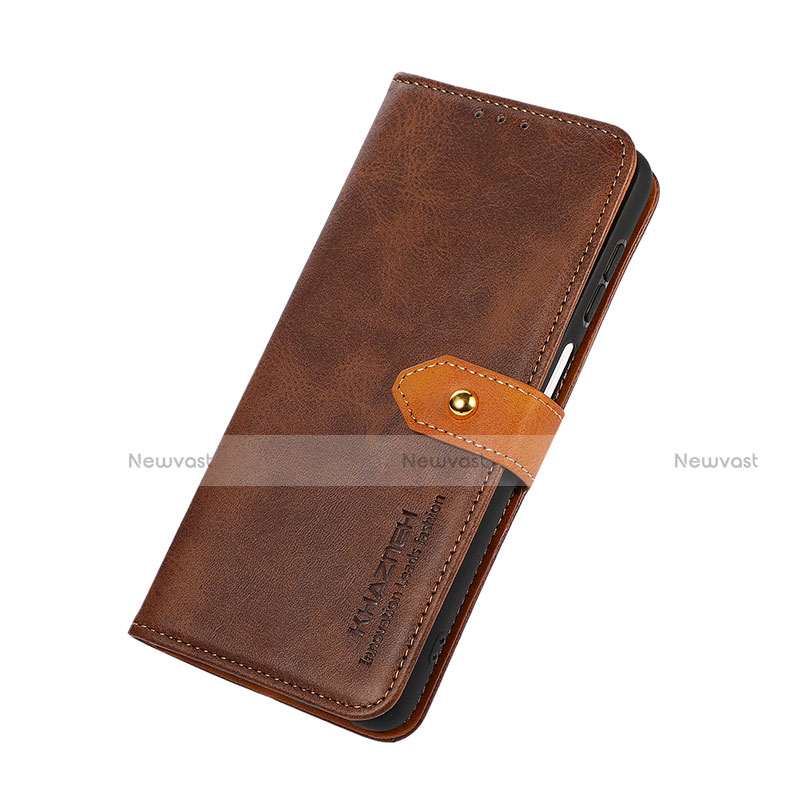 Leather Case Stands Flip Cover Holder N01P for Motorola Moto G Power (2021)