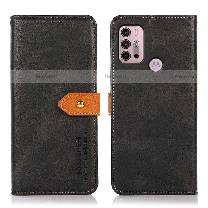 Leather Case Stands Flip Cover Holder N01P for Motorola Moto G10 Power