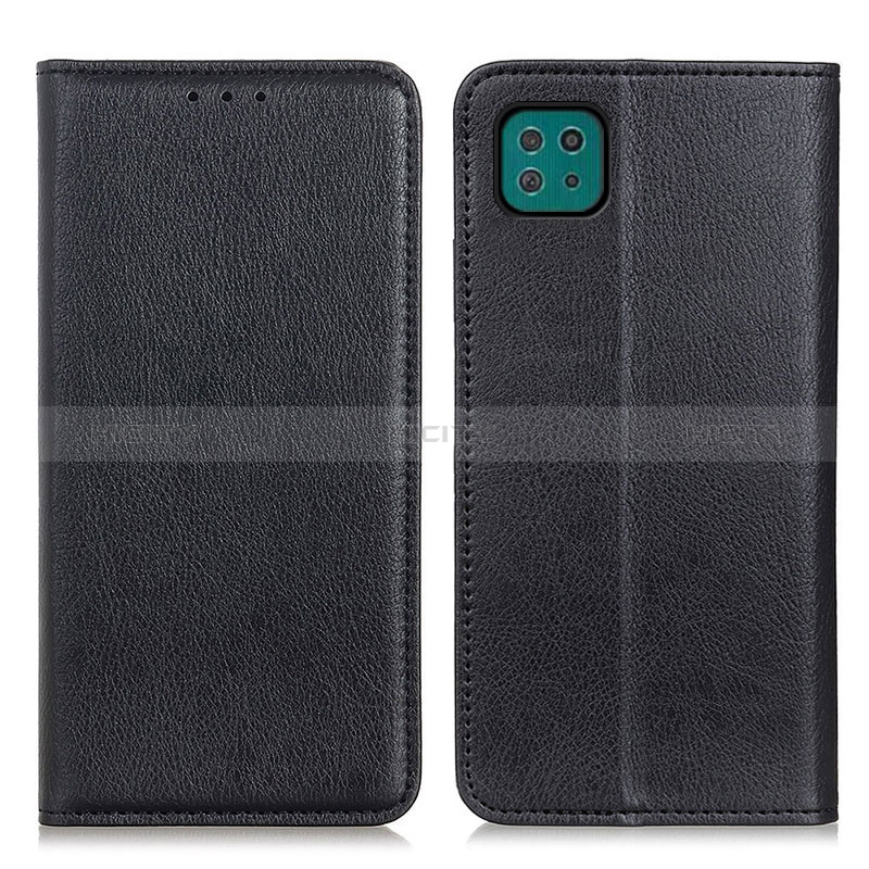 Leather Case Stands Flip Cover Holder N01P for Samsung Galaxy F42 5G