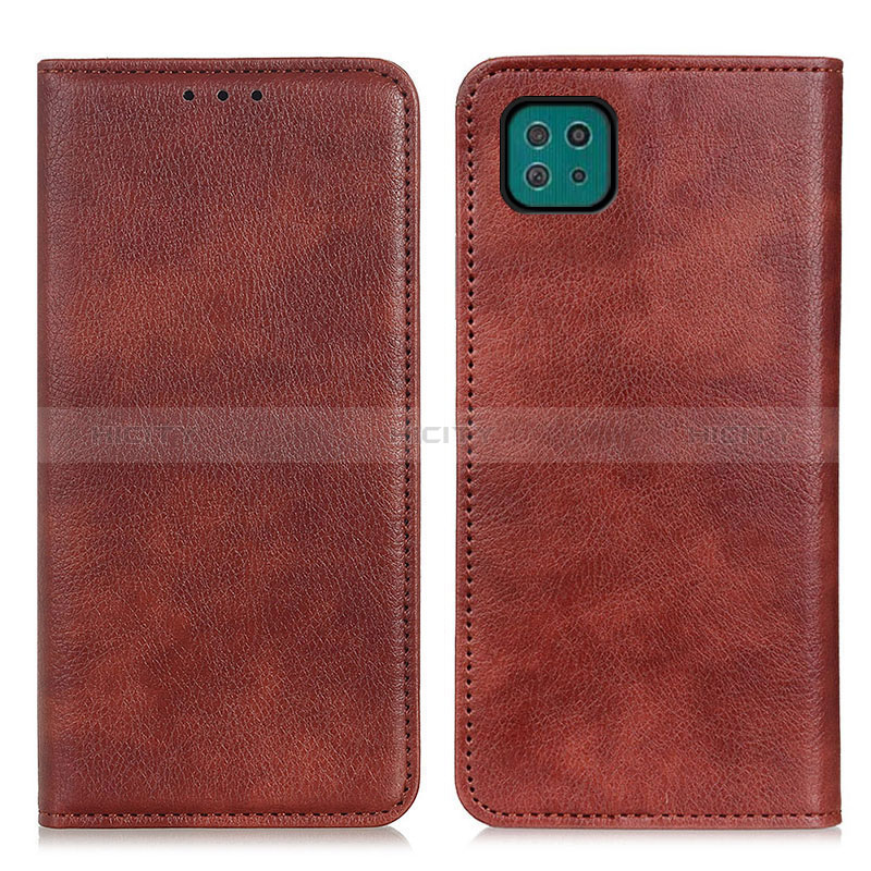 Leather Case Stands Flip Cover Holder N01P for Samsung Galaxy F42 5G