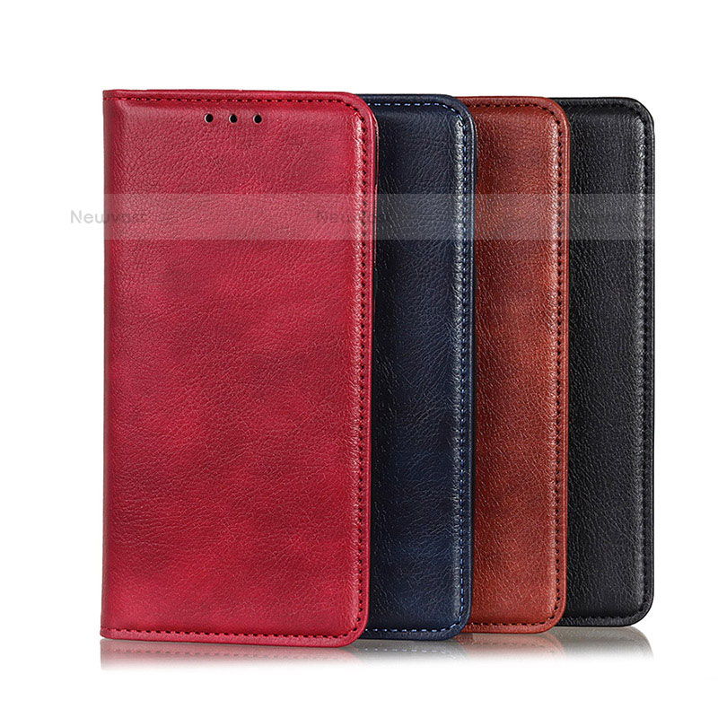 Leather Case Stands Flip Cover Holder N01P for Samsung Galaxy S22 5G