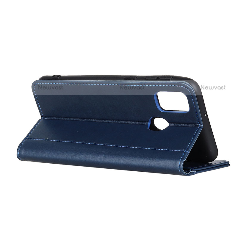 Leather Case Stands Flip Cover Holder N02P for Motorola Moto G10