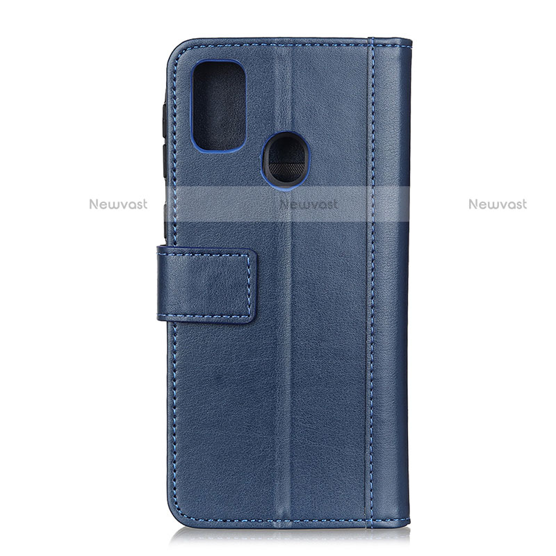 Leather Case Stands Flip Cover Holder N02P for Motorola Moto G20