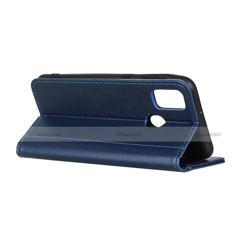 Leather Case Stands Flip Cover Holder N02P for Motorola Moto G30