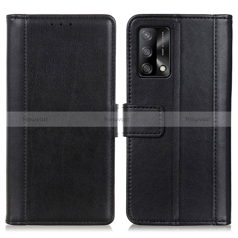 Leather Case Stands Flip Cover Holder N02P for Oppo A95 4G