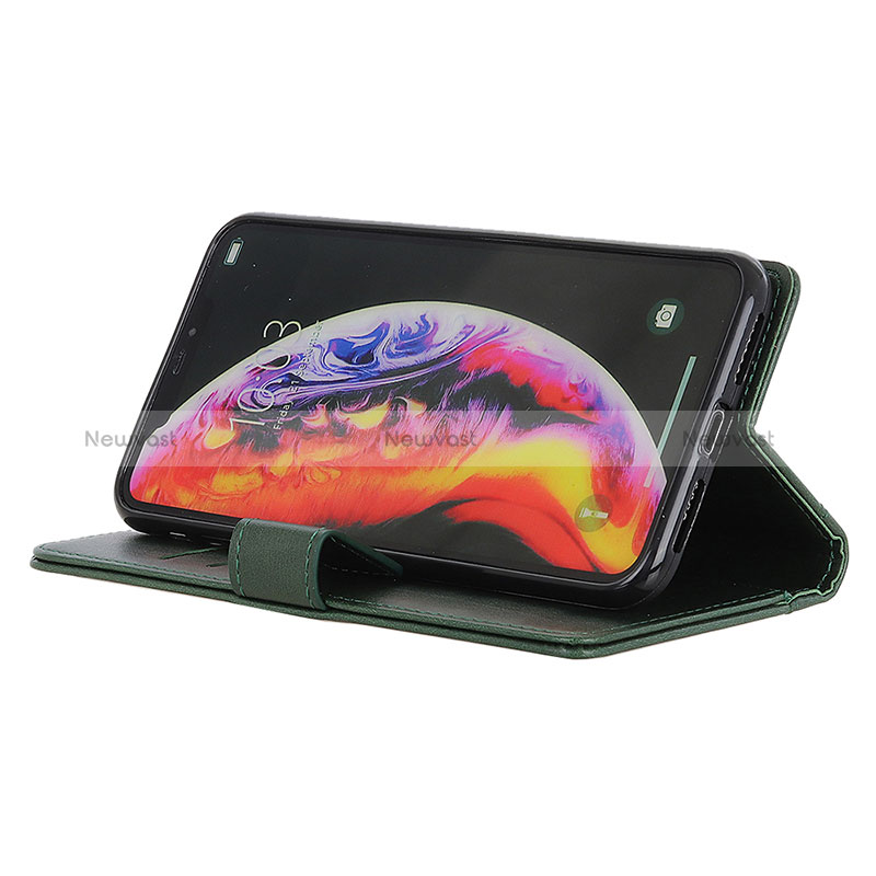Leather Case Stands Flip Cover Holder N02P for Oppo Reno7 A