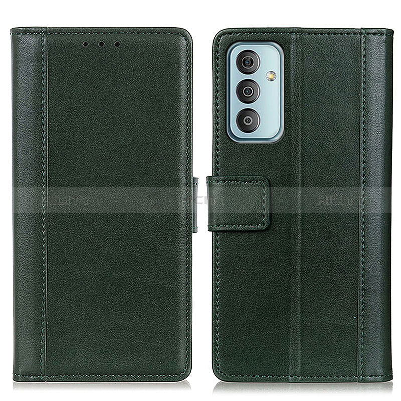 Leather Case Stands Flip Cover Holder N02P for Samsung Galaxy M13 4G