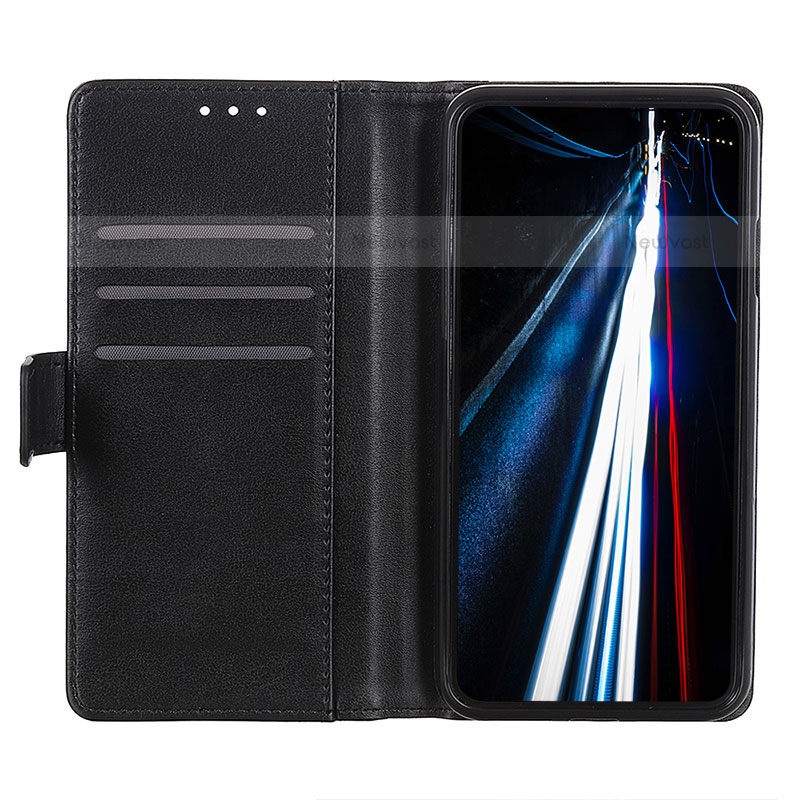 Leather Case Stands Flip Cover Holder N02P for Samsung Galaxy S21 FE 5G