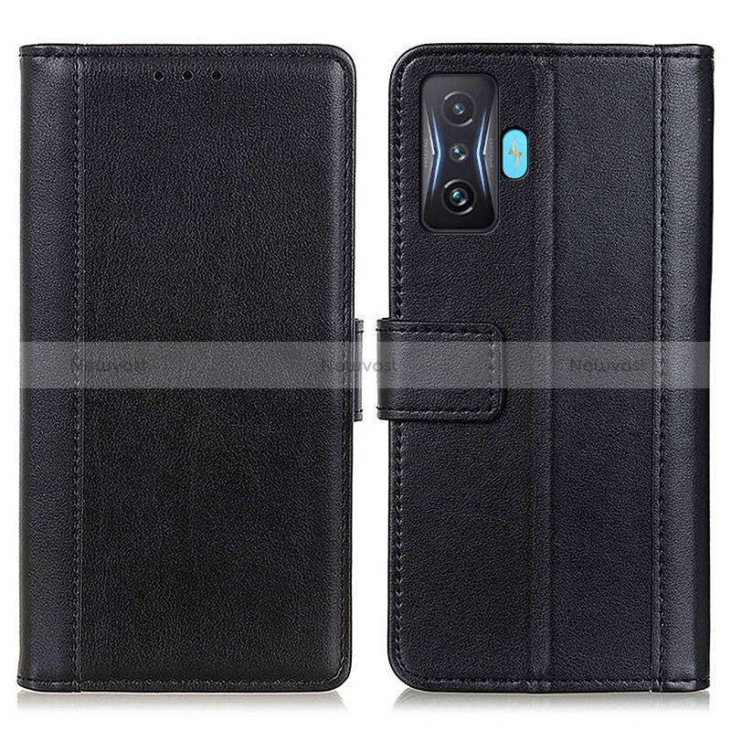 Leather Case Stands Flip Cover Holder N02P for Xiaomi Poco F4 GT 5G