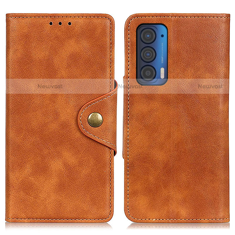 Leather Case Stands Flip Cover Holder N03P for Motorola Moto Edge (2021) 5G