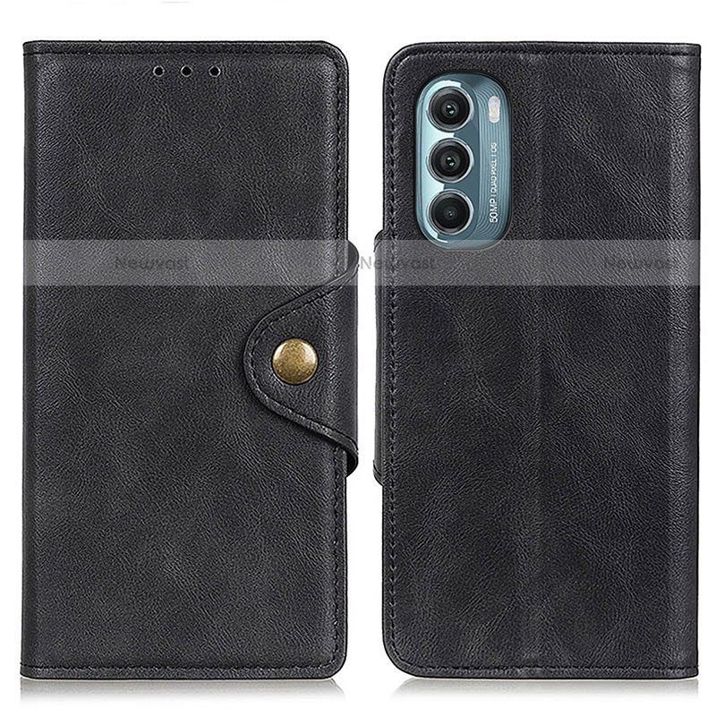 Leather Case Stands Flip Cover Holder N03P for Motorola Moto G Stylus (2022) 4G