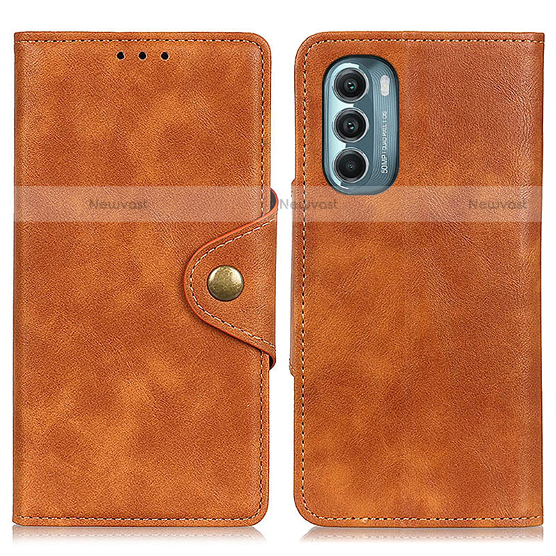 Leather Case Stands Flip Cover Holder N03P for Motorola Moto G Stylus (2022) 4G