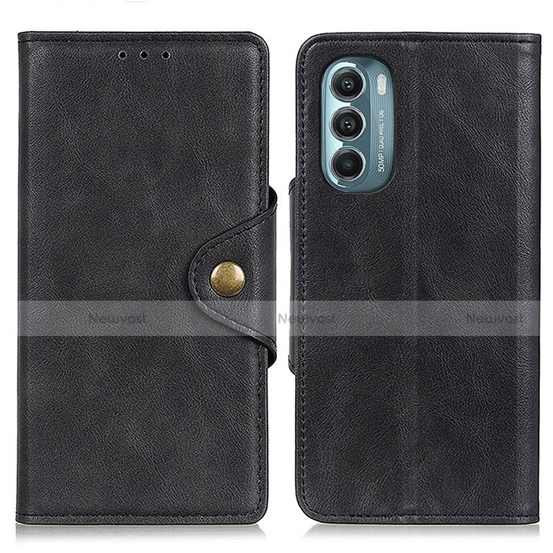Leather Case Stands Flip Cover Holder N03P for Motorola Moto G Stylus (2022) 5G