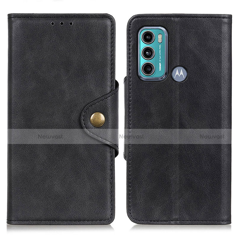 Leather Case Stands Flip Cover Holder N03P for Motorola Moto G60