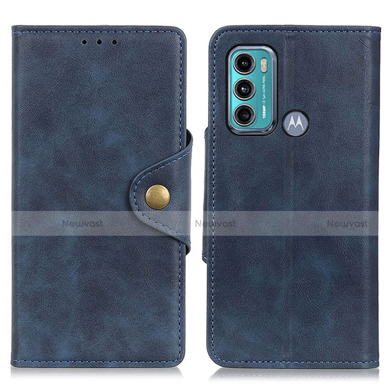 Leather Case Stands Flip Cover Holder N03P for Motorola Moto G60