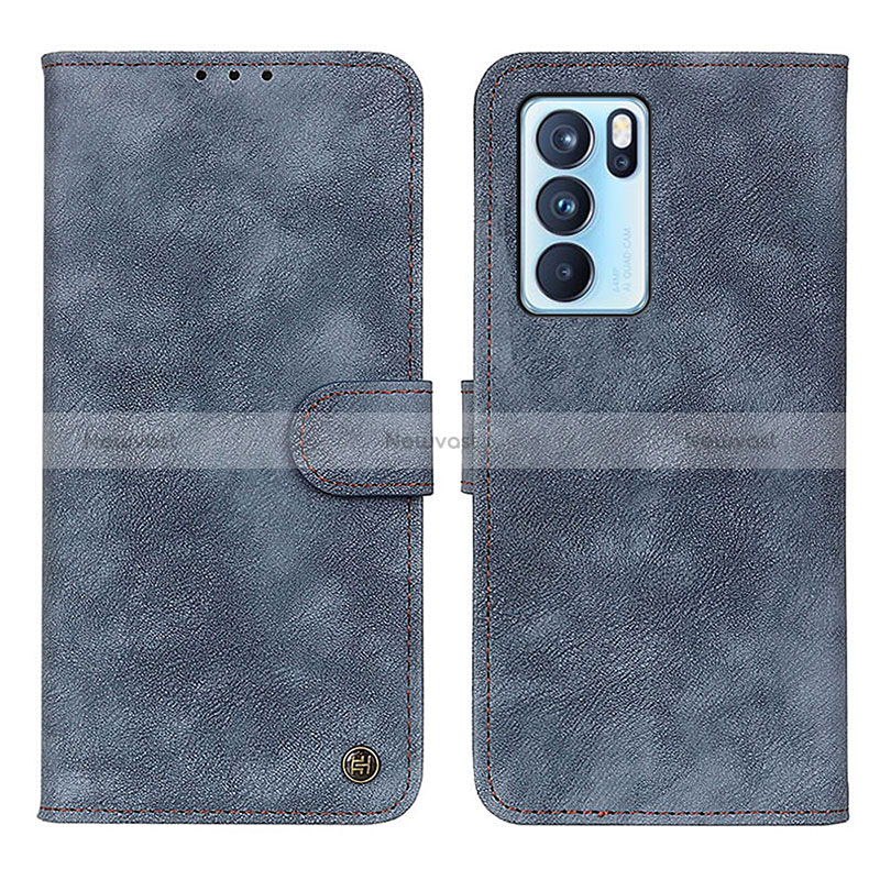 Leather Case Stands Flip Cover Holder N03P for Oppo Reno6 Pro 5G India