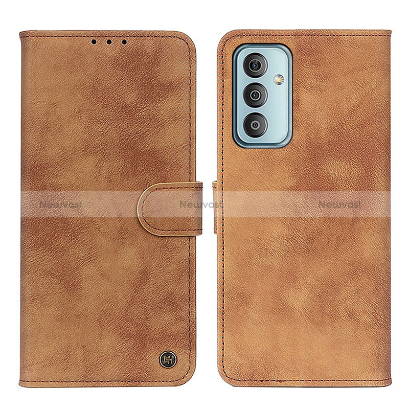 Leather Case Stands Flip Cover Holder N03P for Samsung Galaxy M23 5G