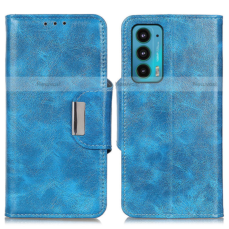 Leather Case Stands Flip Cover Holder N04P for Motorola Moto Edge Lite 5G