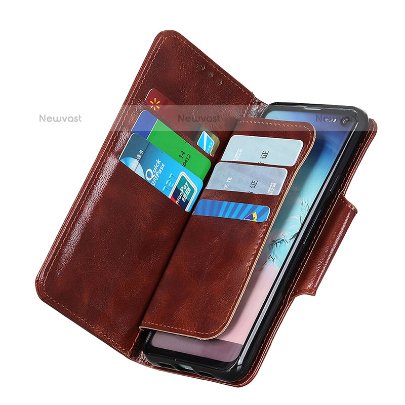 Leather Case Stands Flip Cover Holder N04P for OnePlus Nord N200 5G