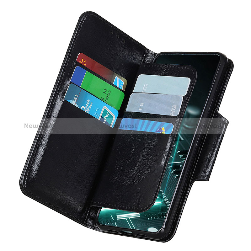 Leather Case Stands Flip Cover Holder N04P for Samsung Galaxy A15 5G