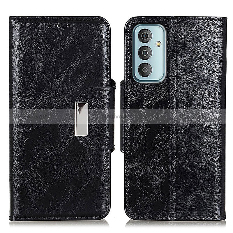 Leather Case Stands Flip Cover Holder N04P for Samsung Galaxy M23 5G
