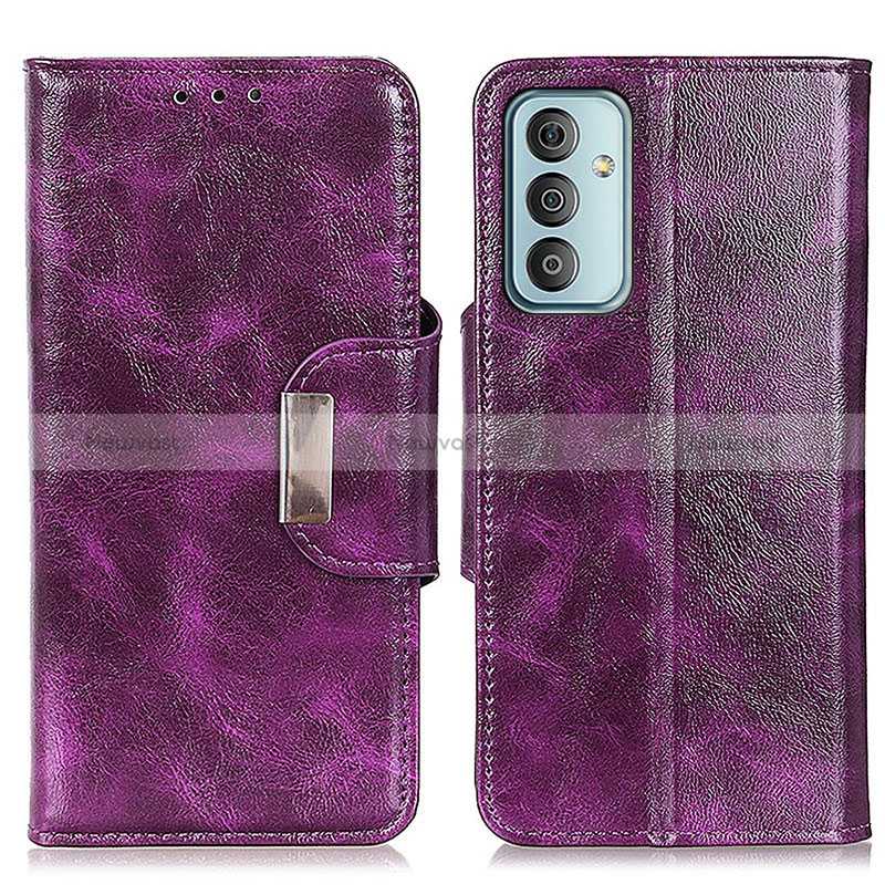 Leather Case Stands Flip Cover Holder N04P for Samsung Galaxy M23 5G