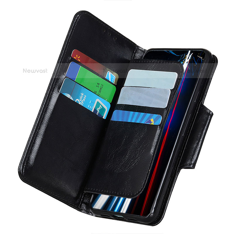 Leather Case Stands Flip Cover Holder N04P for Samsung Galaxy S21 Plus 5G