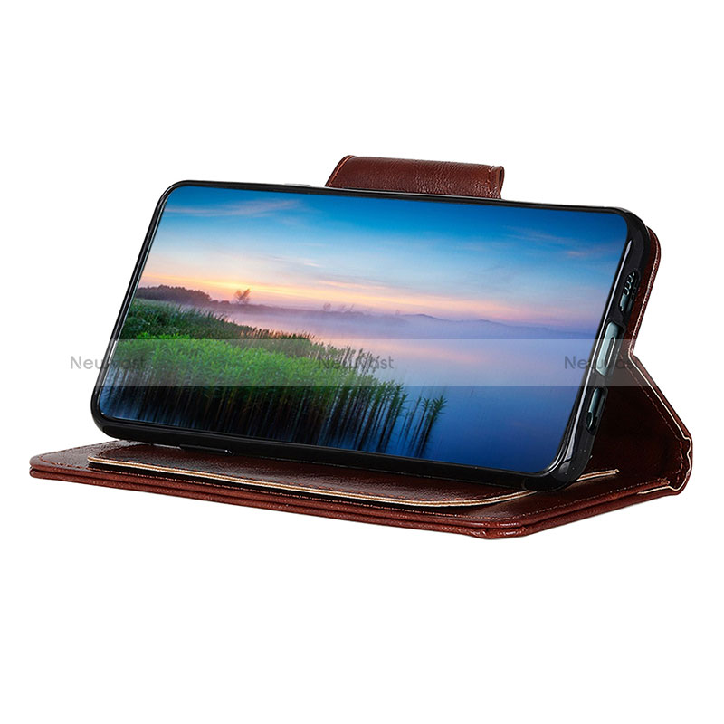 Leather Case Stands Flip Cover Holder N04P for Sony Xperia 1 III