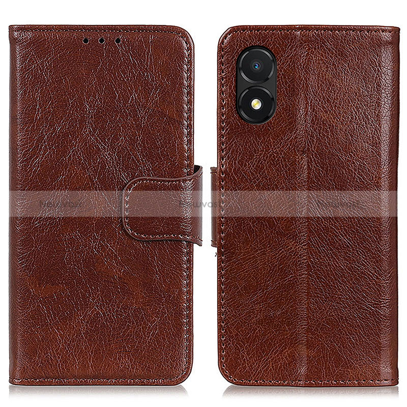 Leather Case Stands Flip Cover Holder N05P for Huawei Honor X5