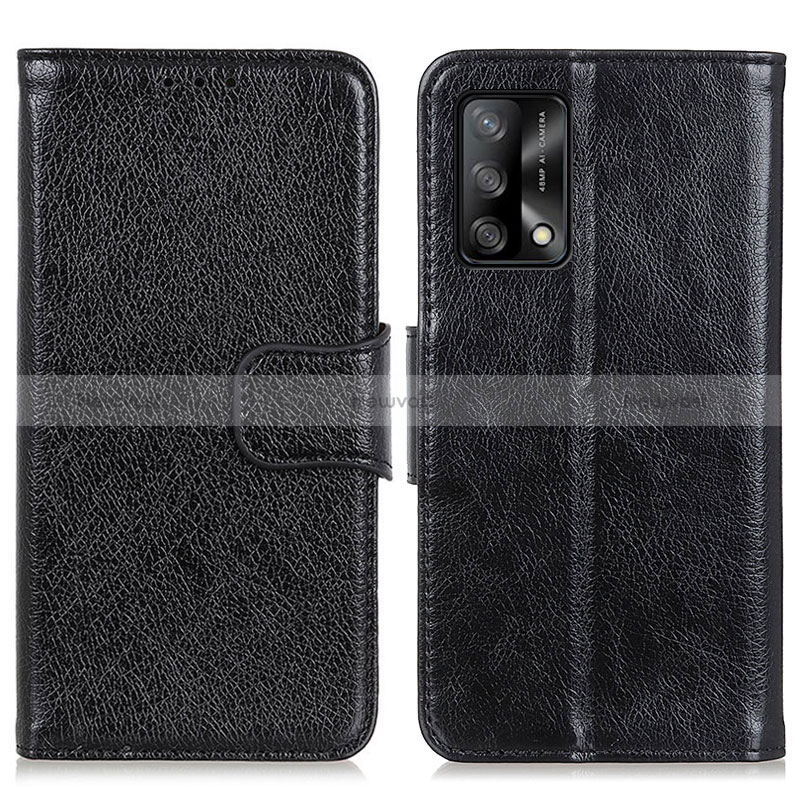 Leather Case Stands Flip Cover Holder N05P for Oppo A95 4G